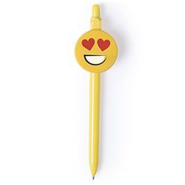 Ball Pen With Fun Emoji Designs - Heart