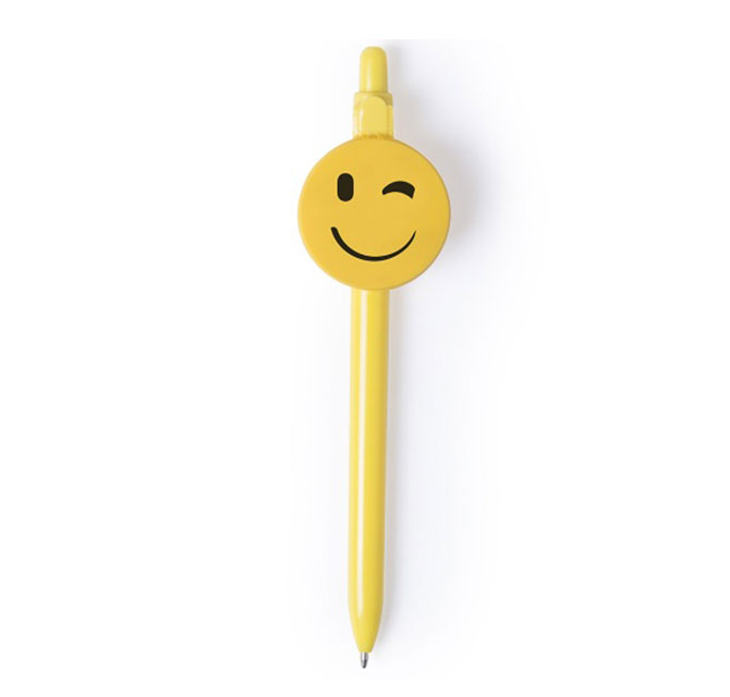 Ball Pen With Fun Emoji Designs - Wink