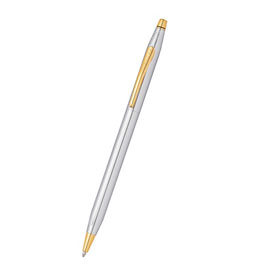 Cross Classic CenturyÂ® MedalistÂ® Chrome With 23kt Gold Plated Appointments Ballpoint Pen