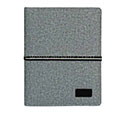 AIGIO - Giftology A5 Notebook Organiser With 10000mAh Powerbank - Grey