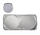 TIPATO Silver / Black Polyester Sunshades