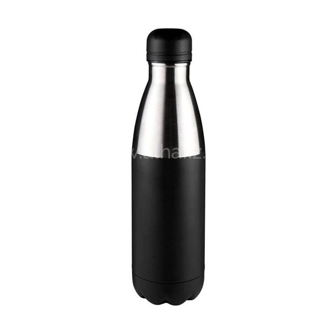 HOPA - Hans Larsen Double Wall Stainless Steel Water Bottle - Black