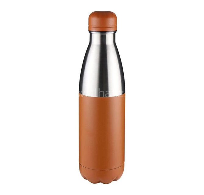 HOPA - Hans Larsen Double Wall Stainless Steel Water Bottle - Orange