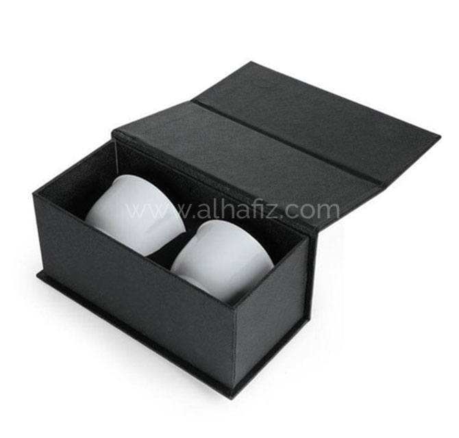 KHAWA - Hans Larsen Gift Set of 2 Premium Arabian Coffee Cups - White
