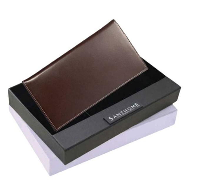 SANTHOME Genuine Leather Travel Wallet Made in Germany