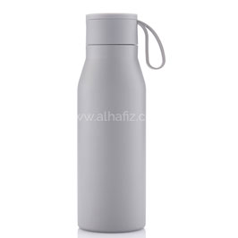 R-nebra - Change Collection Recycled Stainless Steel Vacuum Bottle With Loop - Grey