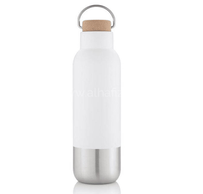 AVERSA - Hans Larsen RCS Recycled Stainless Steel Insulated Water Bottle - White