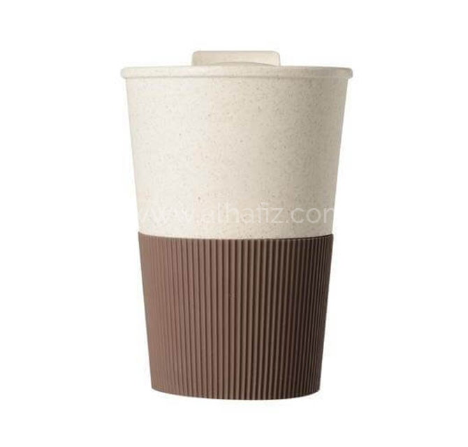 MALTA - Reusable Wheatstraw Cup 350ml - Brown