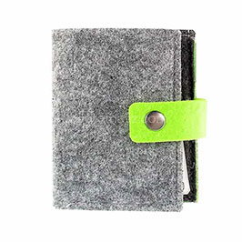 Eco-neutral Felt Cards Holder - Light Grey