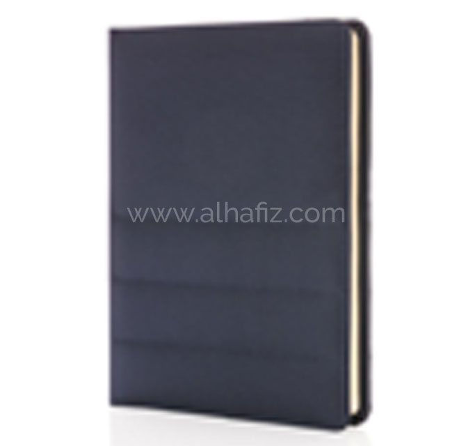 Impact AWAREâ„¢ RPET A5 notebook - Navy Blue