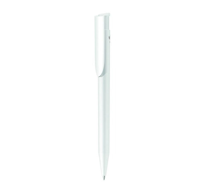 UMA HAPPY RECY Recycled Plastic Pen - White