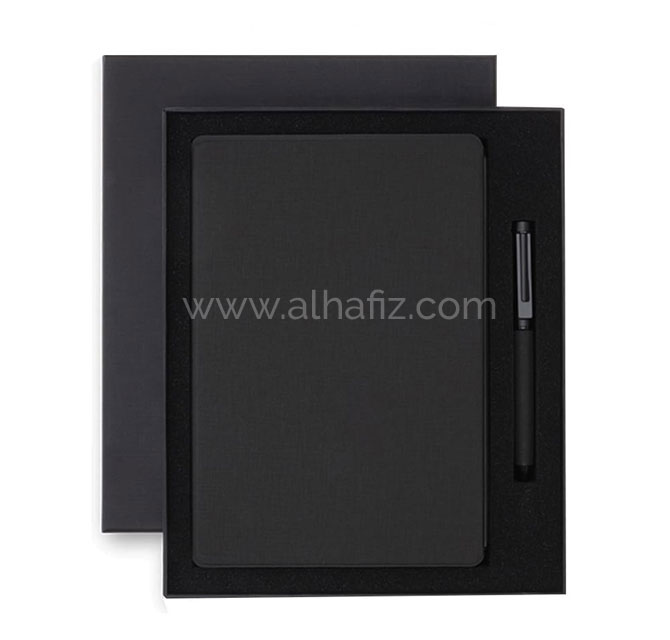 VARDIM - CHANGE ZERO Sustainable Gift Set with Refillable Notebook & Pen - Black