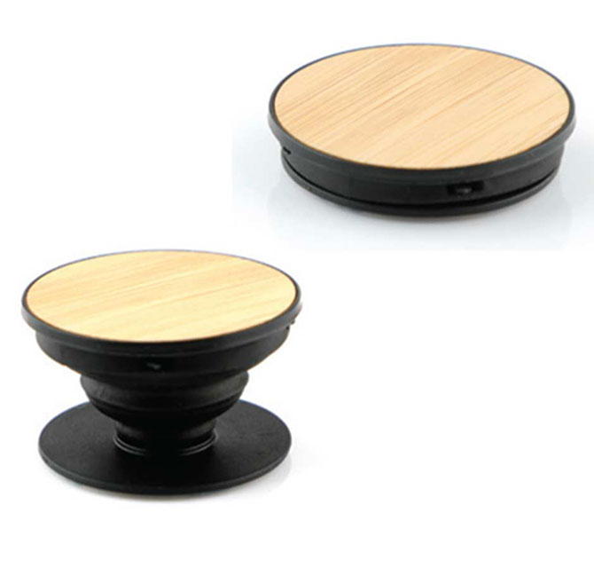 VARDO - Giftology Phone Pop Grip with Bamboo Surface