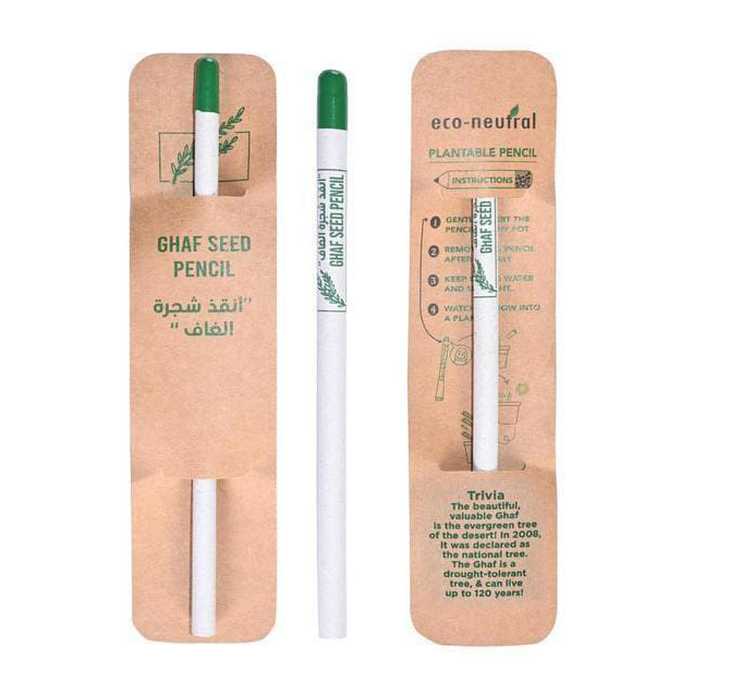 eco-neutralÂ® Plantable Ghaf Seed Pencil