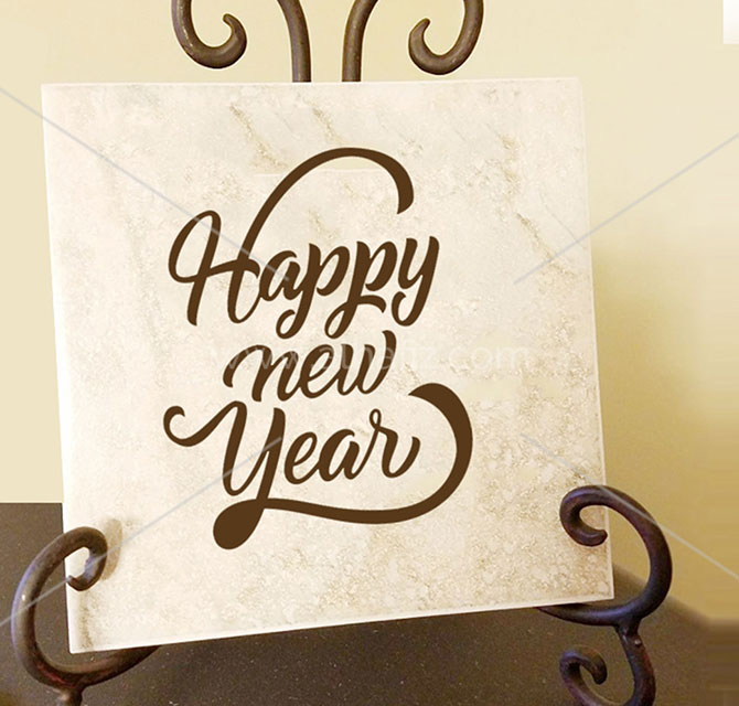 Happy New Year display 