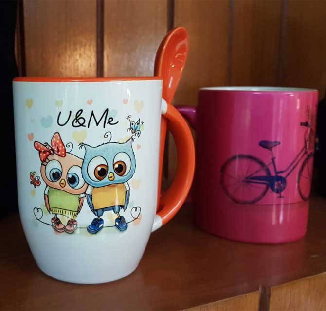  Customized Cups with Spoon - Kids