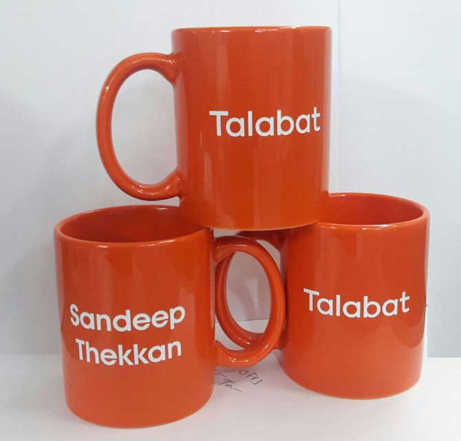  Customized Corporate Cups - Orange