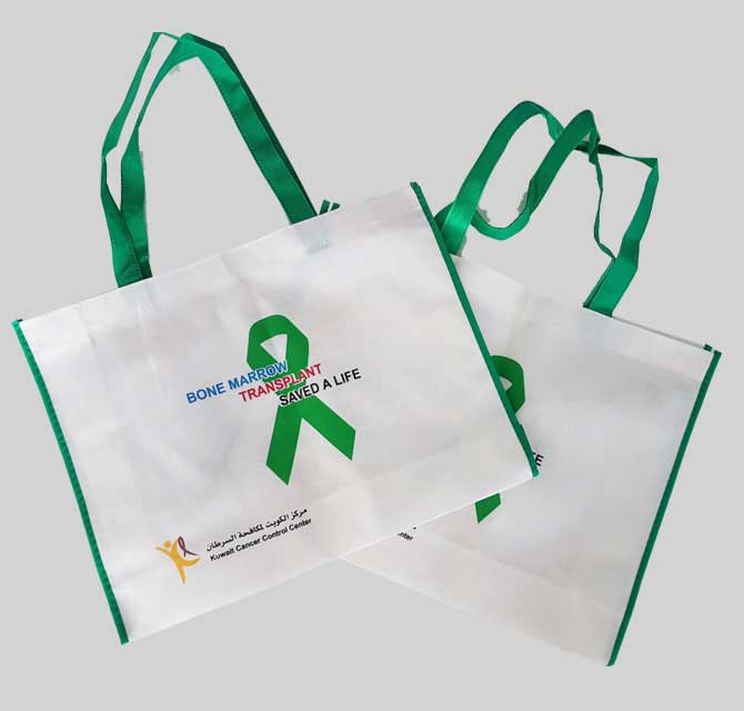 Woven Bag with 4 color Silk Screen Printing