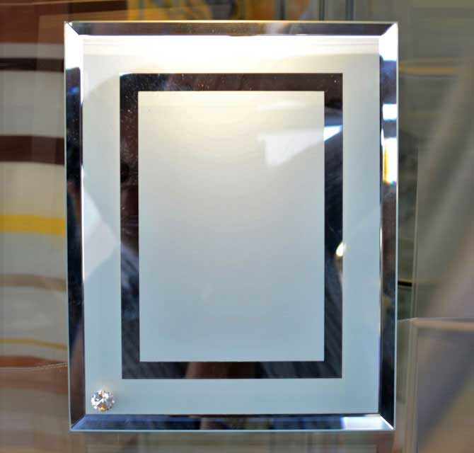 Frosted Glass Picture Frame