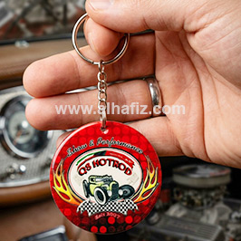Custom Motorcycle Logo Round Keychain Custom Motorcycle Logo Round Keychain