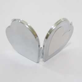 طباعة مرآة  ـ مرآة جيب قلب ( بيضاء )