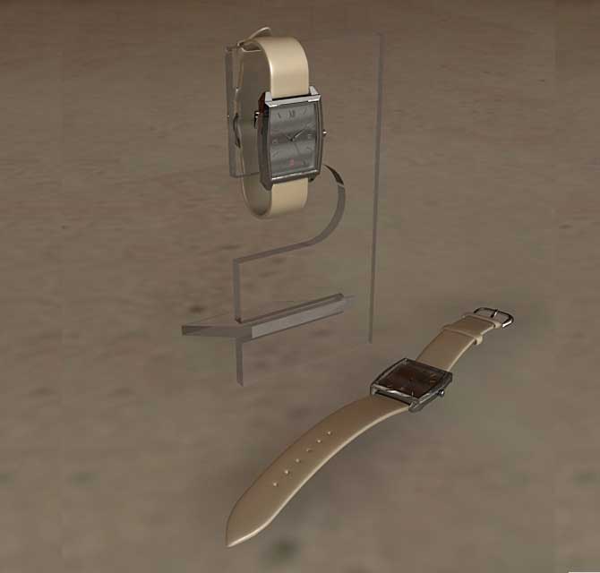 حامل ساعة يد أكريليك
