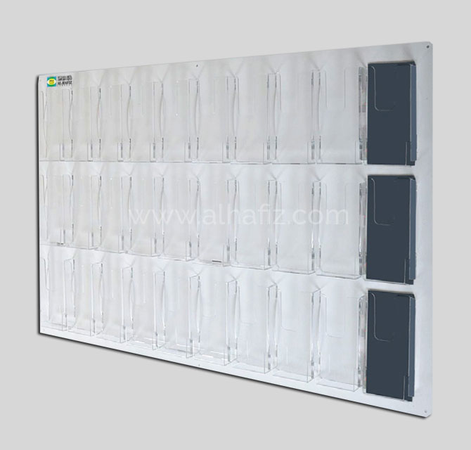 Clear Wall Mount Brochure Holder