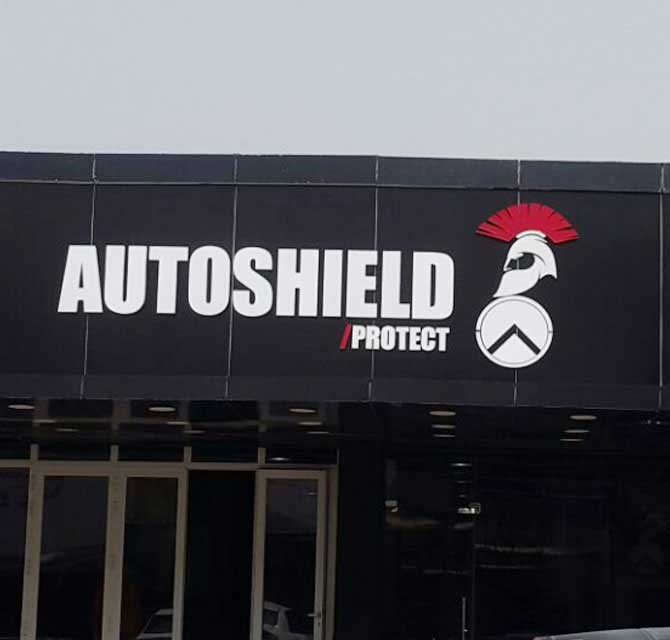 3D Embossed channel letters front lit - L.E.D illuminated 