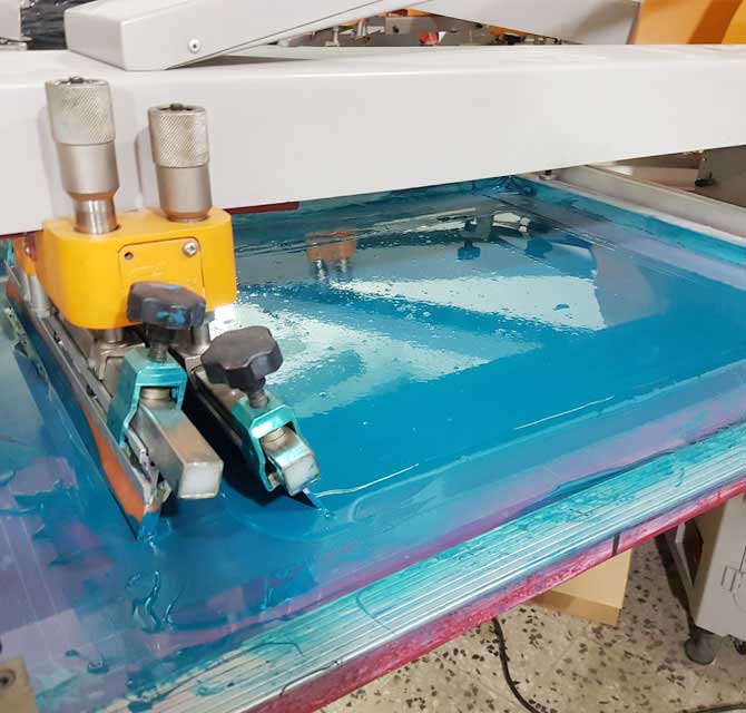Silk Screen Printing - Process