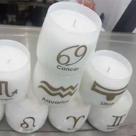  Silk Screen Printing - Candle Holders