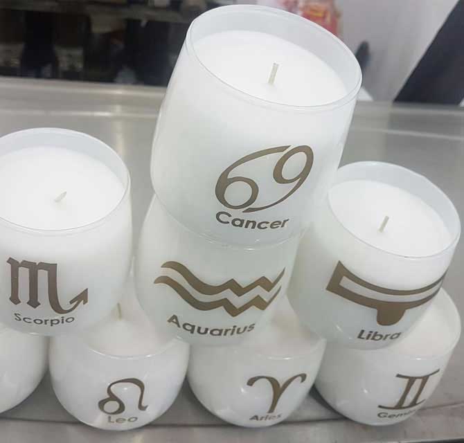  Silk Screen Printing - Candle Holders