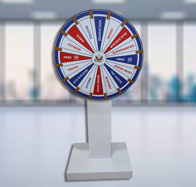 Custom Spin Wheel Game