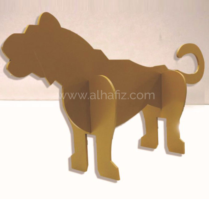 Die Cut Lion Forex Standee