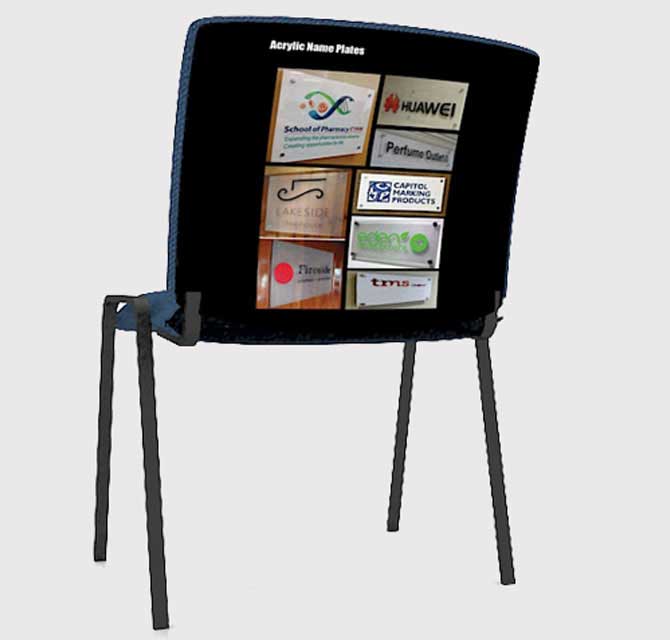 Promotional Customized Display Stand (Curved)
