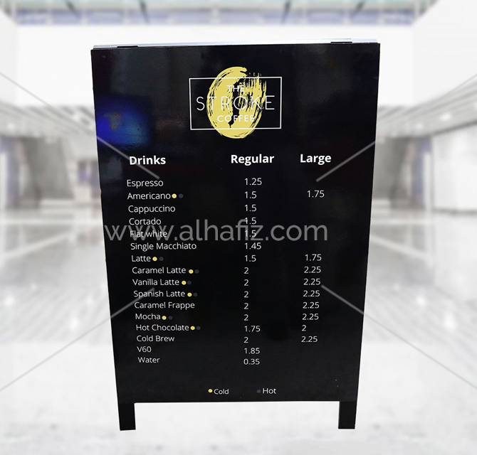 Prices Display Stand 