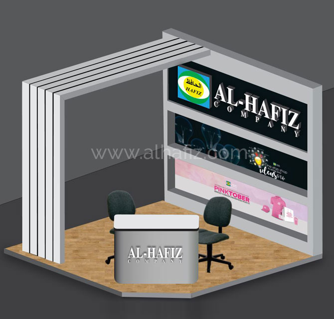 Pop up trade show booth