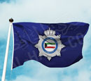 Kuwait Police Department Flag