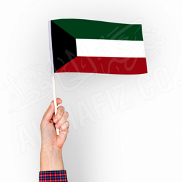 Kuwait National Day Hand Flag