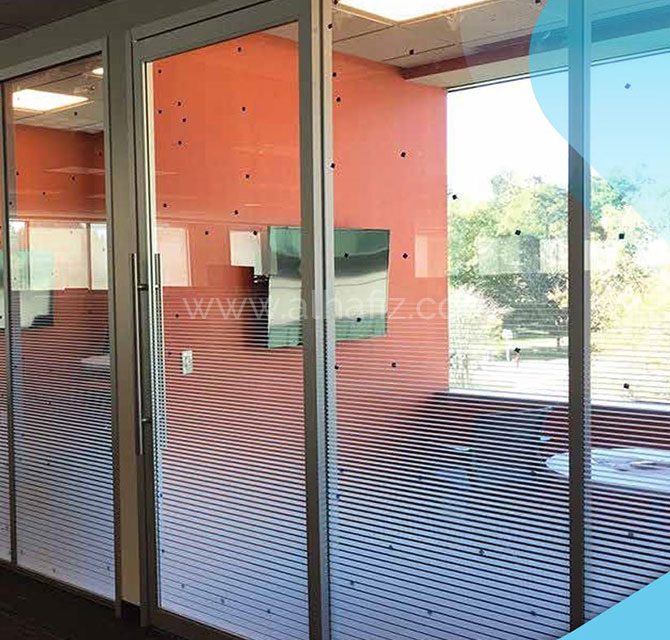 Decorative Stripes Glass Film