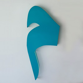Flat Cut Transparent Acrylic Sign Letter with Vinyl Sticker