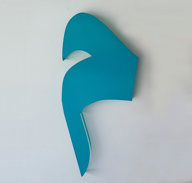 Flat Cut Transparent Acrylic Sign Letter with Vinyl Sticker