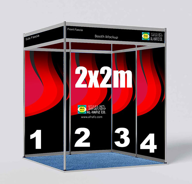 2x2 Shell Scheme Event  Booth 