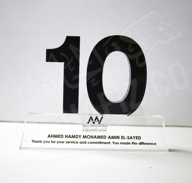 Customize Ten Shape Acrylic Shield
