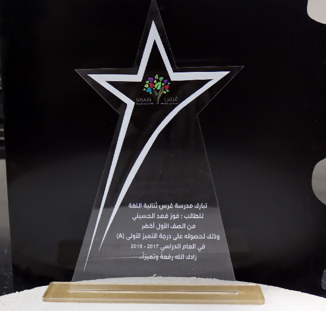 Acrylic Shield - Ghars