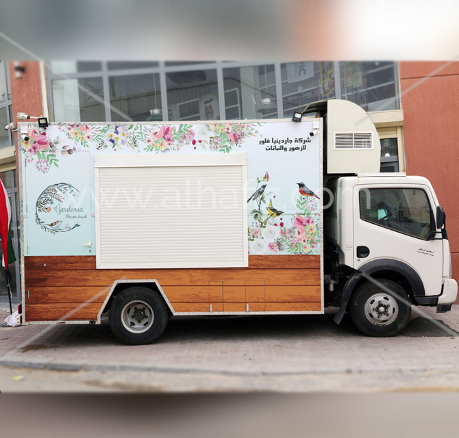 Truck side graphics