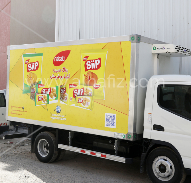 Promotional Graphics for Truck