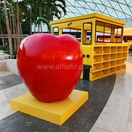 2D & 3D Apple-shaped Styrofoam 2D & 3D Apple-shaped Styrofoam