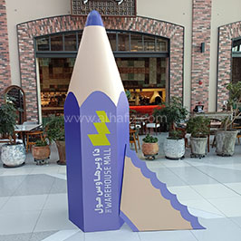 Polystyrene 3d Pencil shape Polystyrene 3d Pencil shape