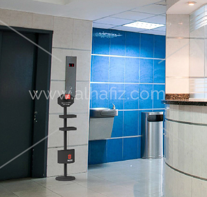 Foot Operated Sanitizer Stand