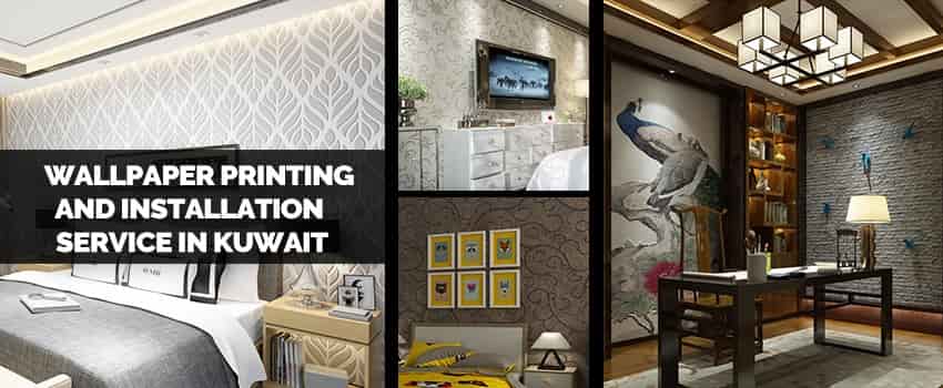 Wallpaper printing and installation service